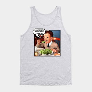 Little Tommy always eats his greens! Tank Top